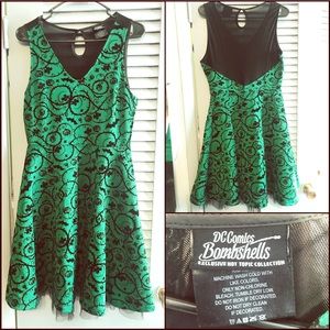 Poison Ivy cocktail dress.